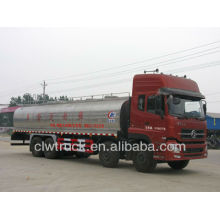Camion de transport Dongfeng 8x4 camion-citernes à lait, camion à lait 22m3